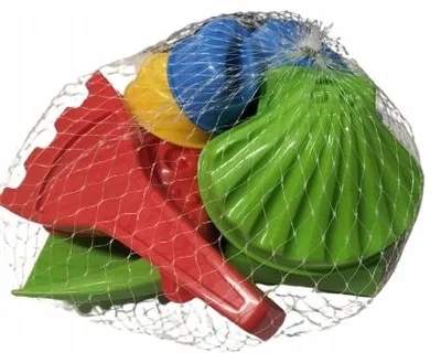 Produktbild von Wader Sandförmchen-Set bunt, 6-teilig