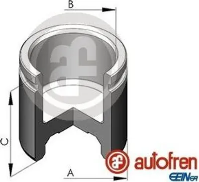 Produktbild von AUTOFREN SEINSA Bremssattel-Kolben für VW GOLF II (19E, 1G1) 48mm Stahl