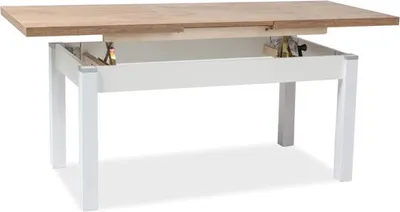 Immagine prodotto di Tavolino da salotto Tavolo Kleopatra 124-164x64x59cm rovere Lancelot allungabile