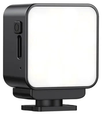 Zdjęcie produktu dla Przenośna lampa LED typu fill light z magnesem i 3 regulowanymi temperaturami barwowymi: 3000 K, 4000 K, 6000 K. Przenośna, ładowalna lampa do aparatu, odpowiednia dla urządzeń DJI