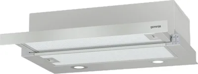 Produktbild von Gorenje TH62E4X Kaminhaube, 450 m³/h, Abluft/Umluft, D, A, B, 71 dB