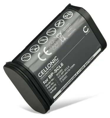 Image de CELLONIC 1x Batterie pour Appareil photo Compatible avec Leica Q3, Q2, BP-SCL6 - (2600mAh, 7.2V)