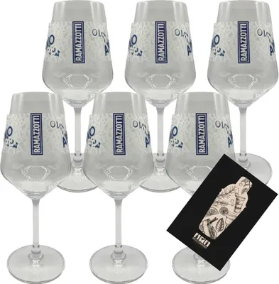 Produktbild von Ramazzotti 6er-Set Cocktailglas - Stilvolle Gläser für Aperitivo & Cocktails