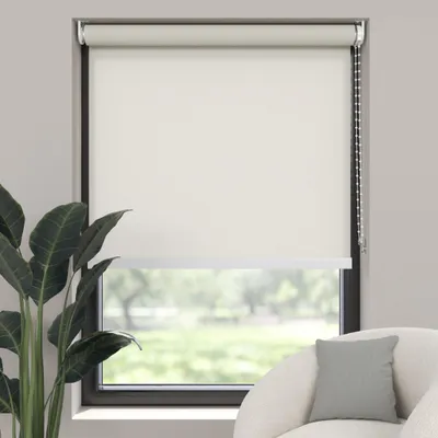 Produktbild von Rollos - lichtdurchlässig Weiß - 65x190cm - Fenster und Tür Jalousie