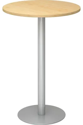 Produktbild von BISTRO H80R S - System Konferenztisch Ahorn Silber Ø 80