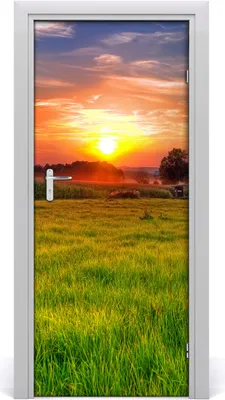 Produktbild von Tulup Türaufkleber 85x205 cm Dekorative Aufkleber Selbstklebend Wasserdichte Tapete Abnehmbar Schlafzimmer Wohnzimmer Wohnkultur - Sonnenuntergang