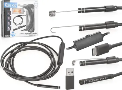 Obrázok produktu pre Inšpekčná endoskopická kamera 2m, priemer kamery 5,5mm, USB-C