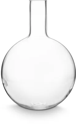 Glasvase klar 35 cm – zeitloses Design für frische Blumen