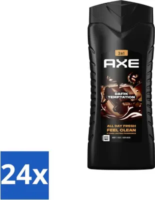 Produktbild von Axe 3-in-1 Duschgel XL Dark Temptation 400 ml - Vorteilspack - 24 Stücke