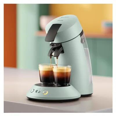 Imagen del producto de Máquina para cápsulas de café Philips Senseo® Original Plus, color turquesa (modelo CSA210/20)