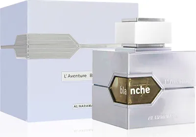 Zdjęcie produktu dla Al Haramain L’Aventure Blanche, Kobiety, 100 ml, Blackcurrant, Green Tea, Black Tea, Ambra, Piżmo