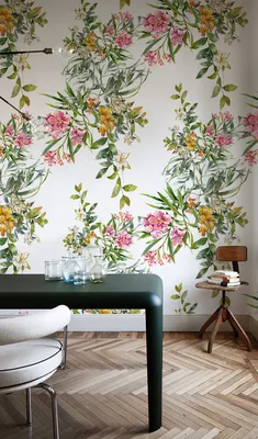 Produktbild von Coloray Fototapete 290x290 cm Latextapete Magicstick - Blühende Bäume Blumen