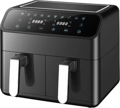 Produktbild von Sinaopus Heißluftfritteuse 9L Fritteuse mit Duales Garen, XXL Airfryer mit 10 Programmen, 2000,00 W, 12 kochprogramme, digitales Display