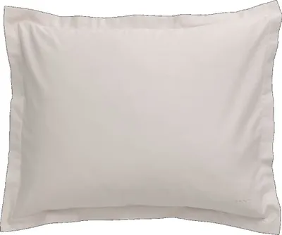 Produktbild von GANT Sateen Kissenbezug einzeln Farbe White Sand Größe 40x80