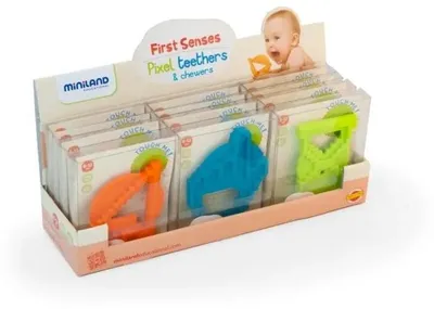 Produktbild von Bunte Beißringe, 6m+, 12 Stück