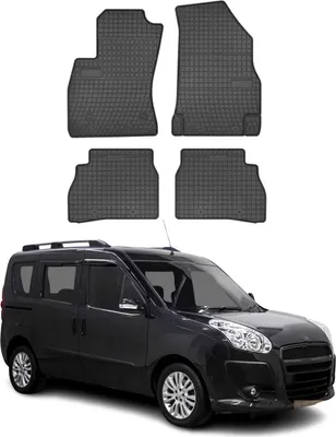 Produktbild von 2010-2020 Fiat Doblo Fußmatten Gummi Schwarz 4 tlg