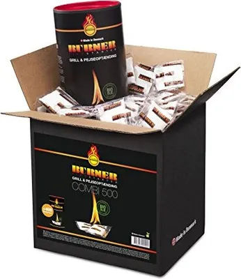 Produktbild von The Original Burner Firestarter - 100 Stück - Zündbeutel Feueranzünder – Ideal für Grillen & Kamin