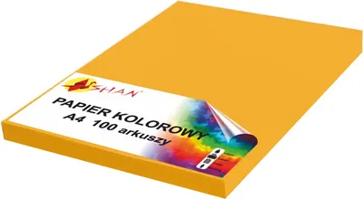 Image de Papier couleur A4 120g jaune soleil 100 feuilles