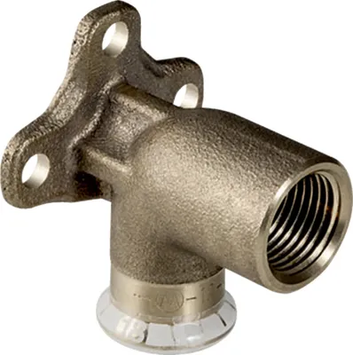 Image de Geberit GE Mapress, cuivre, coude de raccordement, 90 degrés, d15 mm x Rp1/2, L3,6 cm, 1 pièce.