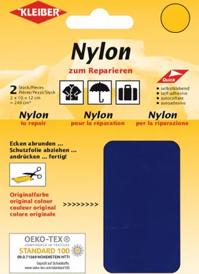 Produktbild von KLEIBER Nylon-Flicken selbstklebend dunkelblau 2 Stück