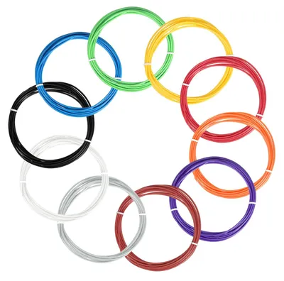 3D-Stift Filament Nachfüllungen, 10 Farben, PCL, 3 m pro Farbe