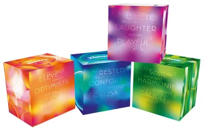 Produktbild von Kleenex Kosmetiktücher, 3-lagig, Collection Würfel, 12 x 48 Tücher