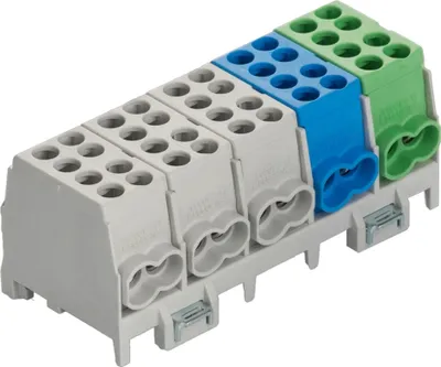 Zdjęcie produktu dla Zacisk odgałęzienia - zacisk kolejowy 5-p HLAK 25-5/10-S
