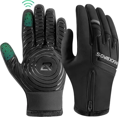 Produktbild von ROCKBROS Winterhandschuhe Touchscreen Handschuhe für Outdoorsport Schwarz gr. XL
