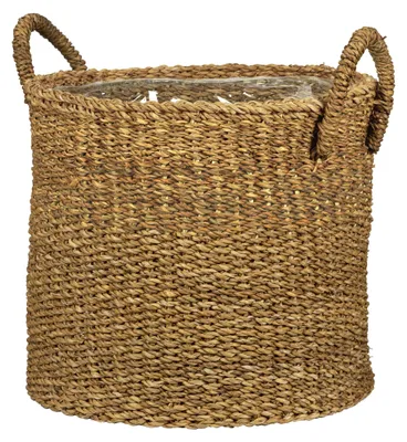 Produktbild von Scheurich Natural, Korb-Pflanzer, Freistehend, Seegras, Natürlich/Natur, Rund, Drinnen
