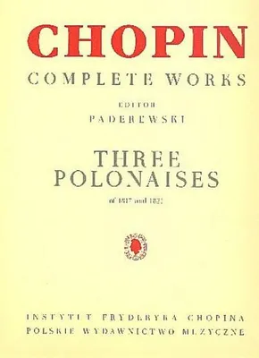 Produktbild von Three Polonaises of 1817 and 1821