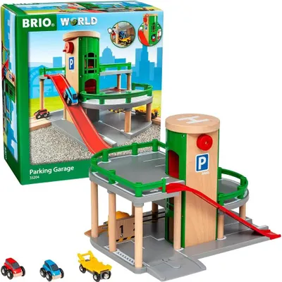 Image de BRIO Parc de stationnement, routes et rails, 1set