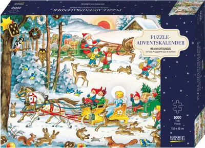 Produktbild von Puzzle-Adventskalender 'Weihnachtsumzug'