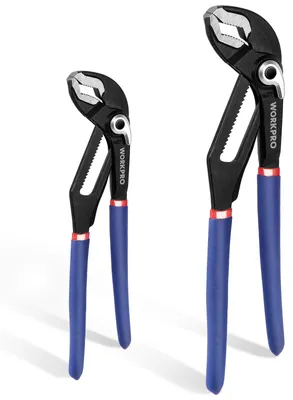 Immagine prodotto di Pinza regolabile - Set da 2 pezzi - 200 mm - 250 mm - Morsetto rapido - Cromo vanadio