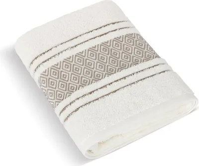 Imagen del producto de Toalla de baño Mozaika, 70x140 cm, 550 g, color crema