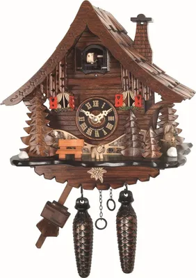 Produktbild von Engstler - 471_Q - Kuckucksuhr - Quarz - Nussbaum - 25 cm