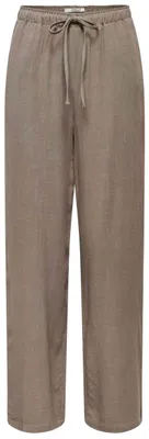 Produktbild von Only Damen Siesta Leinenhose Regular Fit mit weitem Bein, Kordelzug und Seitentaschen