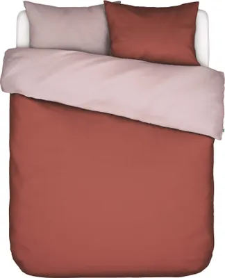 Produktbild von Covers & Co. Baumwoll-Bettwäsche-Garnitur Two in one  Farbe Rust Größe 135x200+80x80
