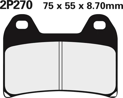 Produktbild von NISSIN Street Halbmetallische Bremsbeläge - 2P-270NS