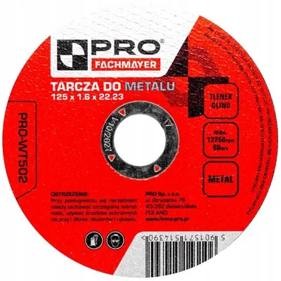 Produktbild von Pro Trennscheibe Metall 125x1,6mm dünn für Winkelschleifer