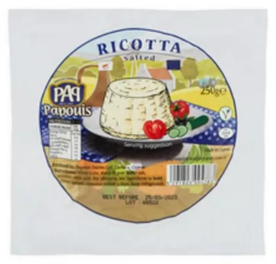 Produktbild von Ricotta Papouis, salzig, 250g