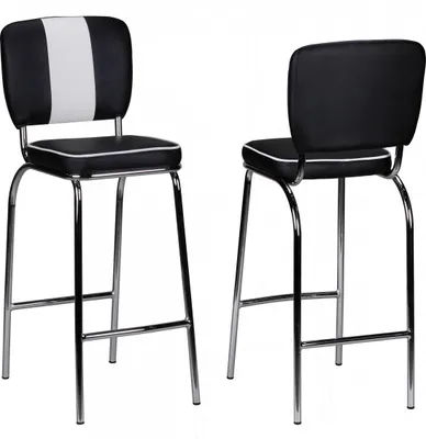 Obrázek produktu pro sada 2 barových židlí American Diner bar stool 50. léta retro židle US double pack