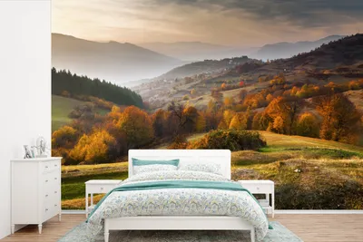 Produktbild von MuchoWow® Fototapete für Wohnzimmer oder Schlafzimmer Wandtapete Vinyl Motivtapete Landschaft der Rhodopen - 600x400 cm - Vinyltapeten