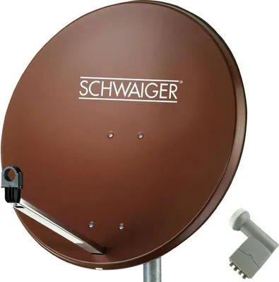 Obrázok produktu pre Schwaiger SPI9962SET9 SAT-Anlage ohne Receiver Teilnehmer-Anzahl 4 80 cm