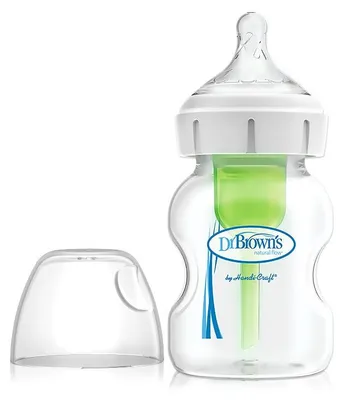 Dr Brown's Glasflasche mit breitem Mund, 150 ml, Options+, Modell WB51600