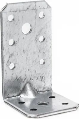 Produktbild von BKshop | Winkelverbinder KPL7 - 60x35x35mm - Verzinkter Stahl - Korrosionsgeschützt - Ideal für Holzverbindungen