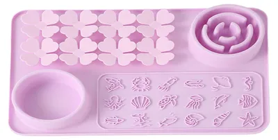 Immagine prodotto di Ciotola Zimilo Slow Feeder per cani e gatti, ciotola anti-ingurgitamento in silicone con ventosa, antiscivolo, favorisce un'alimentazione lenta, facile da pulire, rosa