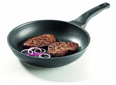 Image de Poêle à frire en fonte d'aluminium 28 cm Cuisinière à induction gaz électrique Anti-rayures
