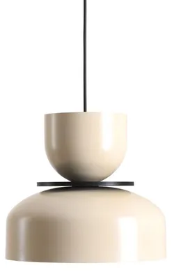 Produktbild von Hängelampe Metall Ø 30 cm H: max. 230 cm Creme E27 rund Modern