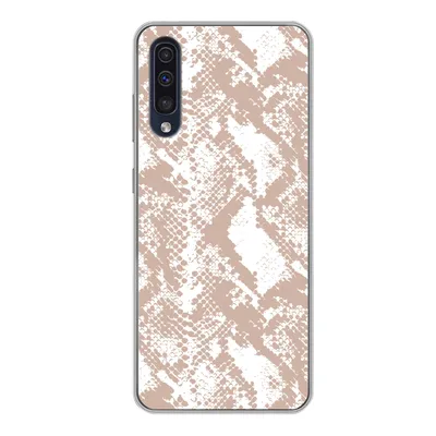 Produktbild von MuchoWow® Handyhülle Schutzhülle Hülle für Samsung Galaxy A50 Schlangendruck - Formen - Pastell Silikon Softcase Handy Hülle - Mobiltelefonhülle