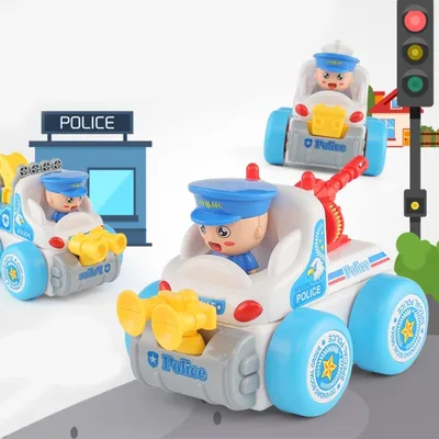 Produktbild von MoFun DIY Polizeiauto-Montage frei mit 3 Drei-Gang-Volumenschalter